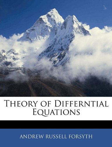 Cover for Andrew Russell Forsyth · Theory of Differntial Equations (Paperback Book) (2010)