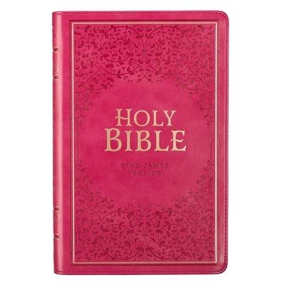 Cover for The Holy Bible KJV Deluxe Gift Bible Pink (Book) (2020)