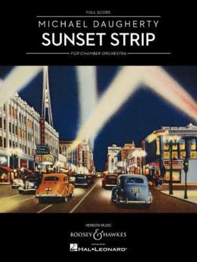 Cover for Michael Daugherty · Sunset Strip (Sheet music) (2013)