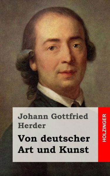 Cover for Johann Gottfried Herder · Von Deutscher Art Und Kunst (Pocketbok) (2013)