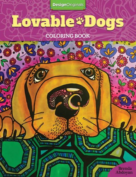 Cover for Brenda Abdoyan · Lovable Dogs Coloring Book (Paperback Book) (2016)