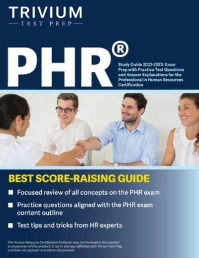 PHR Study Guide 2022-2023 - Simon - Livros - Trivium Test Prep - 9781637980675 - 10 de fevereiro de 2022