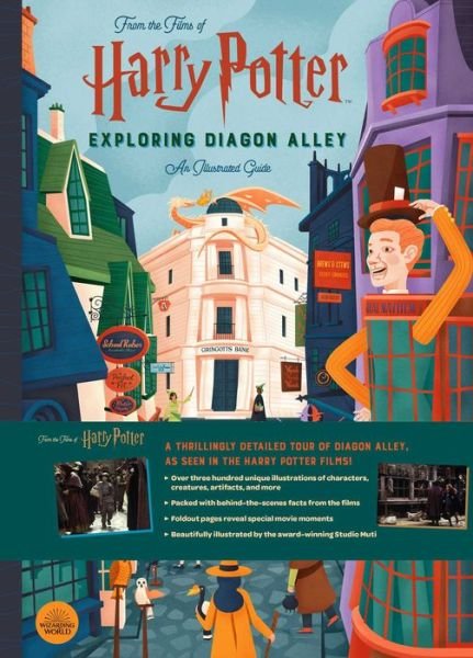 Cover for Scott Campbell · Harry Potter: Exploring Diagon Alley: An Illustrated Guide (Innbunden bok) (2021)