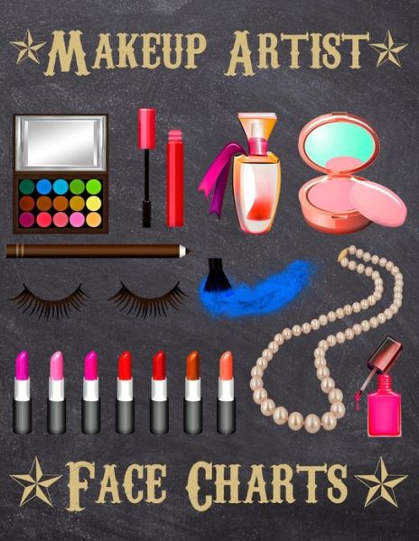 Cover for From Dyzamora · Makeup Artist Face Charts (Pocketbok) (2019)