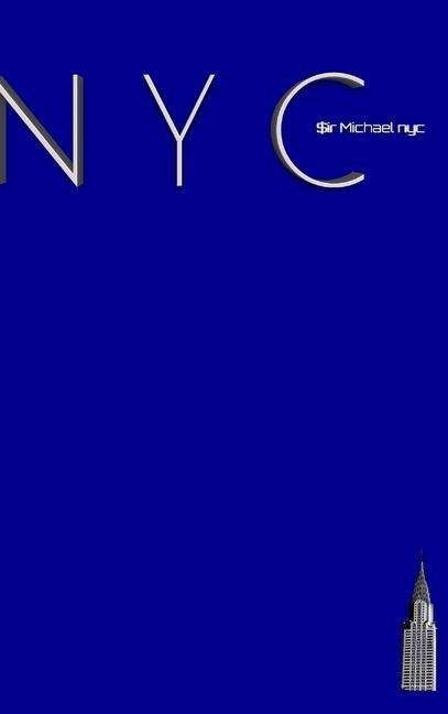 Cover for Sir Michael Huhn · NYC Chrysler building bright blue classic grid page notepad $ir Michael Limited edition: NYC Chrysler building bright blue classic grid page notepad (Hardcover Book) (2020)