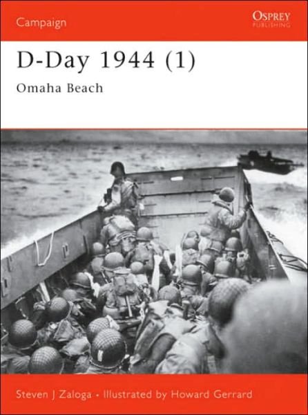 Cover for Zaloga, Steven J. (Author) · D-Day 1944 (1): Omaha Beach - Campaign (Paperback Book) (2003)