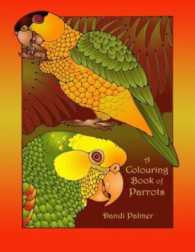 Cover for Dandi Palmer · A Colouring Book of Parrots (Paperback Book) (2017)