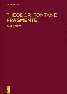 Cover for Theodor Fontane · Fragmente Aus Dem Nachlass (N/A) (2016)