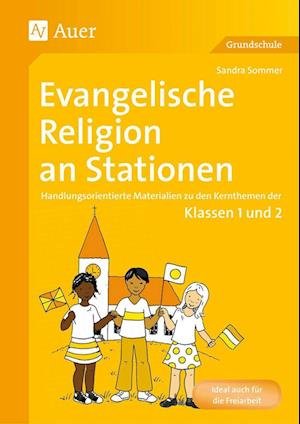 Cover for Sandra Kraus · Evangelische Religion an Stationen (Pamflet) (2017)
