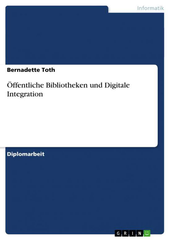 Cover for Toth · Öffentliche Bibliotheken und Digit (Book) [German edition] (2013)