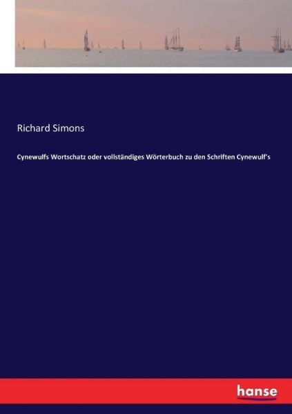 Cover for Simons · Cynewulfs Wortschatz oder vollst (Book) (2016)