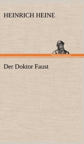Cover for Heinrich Heine · Der Doktor Faust (Hardcover Book) [German edition] (2012)