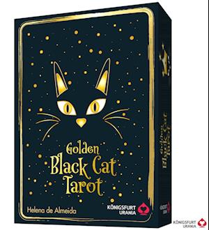 Golden Black Cat Tarot - Hochwertige Stülpdeckelschachtel mit Goldfolie - Helena de Almeida - Books - Königsfurt-Urania Verlag - 9783868265675 - May 19, 2022