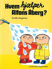 Cover for Gunilla Bergström · Hvem hjælper Alfons Åberg? (Inbunden Bok) [1:a utgåva] (1997)