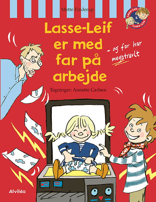 Cover for Mette Finderup · Lasse-Leif: Lasse-Leif er med far på arbejde (Bound Book) [1th edição] (2020)