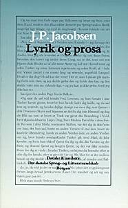 Cover for J. P. Jacobsen · Danske klassikere: Lyrik og prosa (Bog) [1. udgave] (1993)