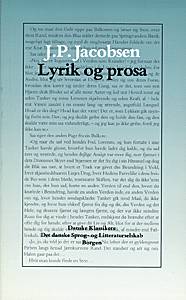 Cover for J. P. Jacobsen · Danske klassikere: Lyrik og prosa (Book) [1e uitgave] (1993)