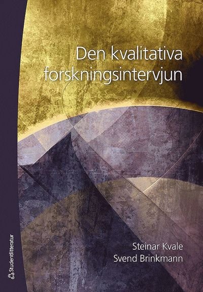 Cover for Svend Brinkmann · Den kvalitativa forskningsintervjun (Bog) (2014)