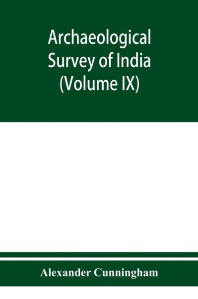 Cover for Alexander Cunningham · Archaeological Survey of India Report of a Tour in The Central Provinces in1873-74 And 1874-75 (Volume IX) (Paperback Book) (2019)
