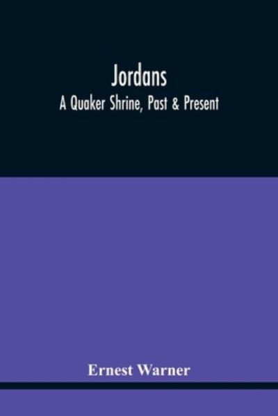 Cover for Ernest Warner · Jordans (Paperback Book) (2021)