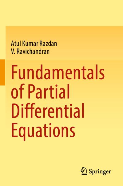 Cover for Atul Kumar Razdan · Fundamentals of Partial Differential Equations (Paperback Book) [2022 edition] (2023)