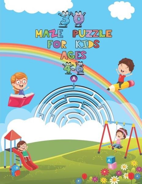 Cover for Az Arts Books · Maze Puzzle For Kids Ages 4-6 (Paperback Book) (2020)