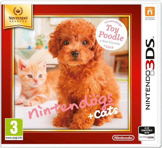 Cover for Nintendo · Nintendogs and Cats 3D: Caniche Toy &amp; Ses Nouveaux Amis (3DS)