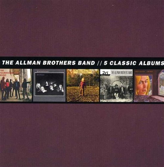 5 Classic Albums - Allman Brothers the - Musikk - UNIVERSAL MUSIC GROUP - 0602537570676 - 12. november 2013