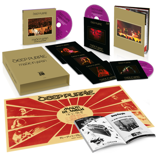 Cover for Deep Purple · Made in Japan 50 (CD/Blu-ray) [Limited 2025 US Deluxe Box Set edition] (2025)