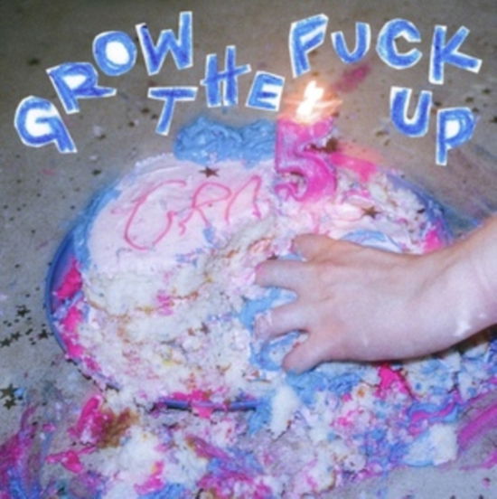 Cover for Vial · Grow The Fuck Up (Twister - Cobalt Blue / White / Baby Blue Spokes Vinyl) (Indies) (LP) (2025)