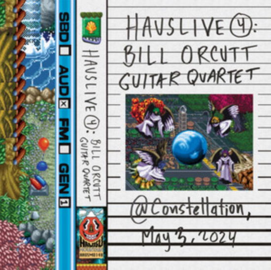 Cover for Bill Orcutt Guitar Quartet · Hauslive 4 (2nd Edition) (Indie Exclusive) (Cassete) (2025)