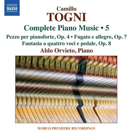 Cover for Aldo Orvieto · Camillo Togni: Complete Piano Music. Vol. 5 (CD) (2020)