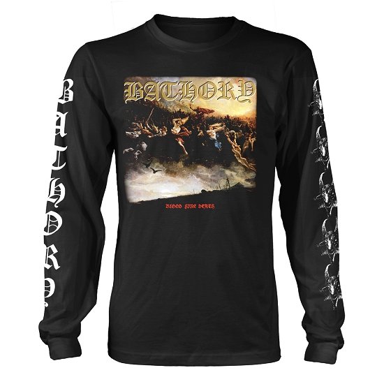 Cover for Bathory · Blood Fire Death 2 (Shirt) [size XXL] [Black edition] (2019)