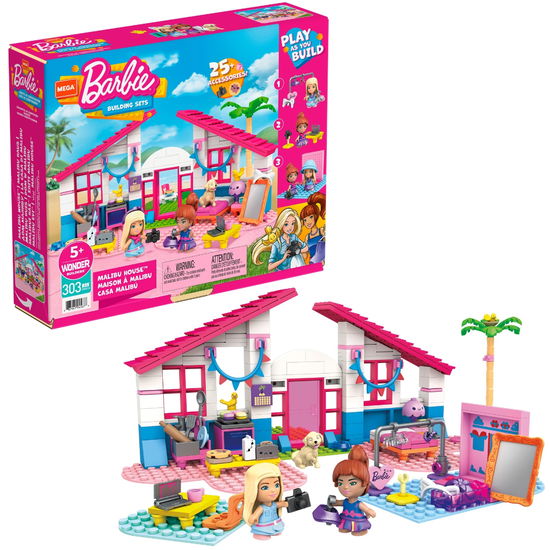 Cover for Barbie  MEGA Barbie Malibu House Building Set (Toys) (2023)