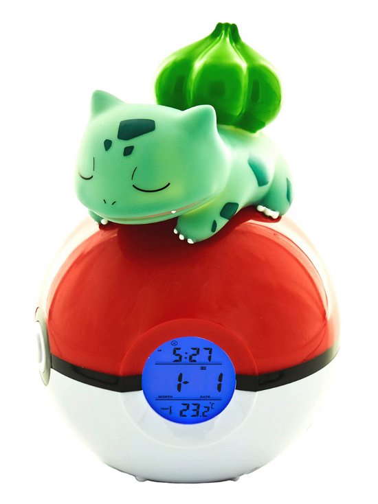 Pokémon Wecker Pokeball mit Leuchtfunktion Bisasam - Teknofun - Merchandise -  - 3760158113676 - 13. Juni 2023