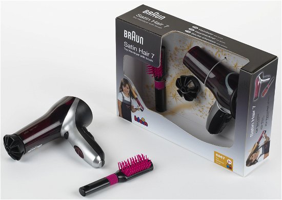 Cover for Klein · Theo Klein 5867 - Braun: Satin Hair 7 Hairdryer With Brush (Legetøj)