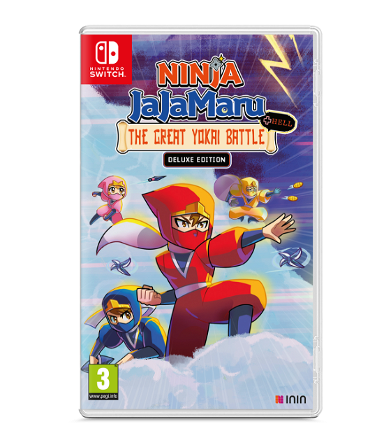 Cover for Inin United Games Entertainment · Nsw Ninja Jajamaru: The Great Yokai Battle+hell: Deluxe Edition (GAME)