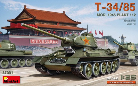 Cover for MiniArt · 1:35 T-34/85 Mod. 1945 Plant 112 (1/21) * (Toys)