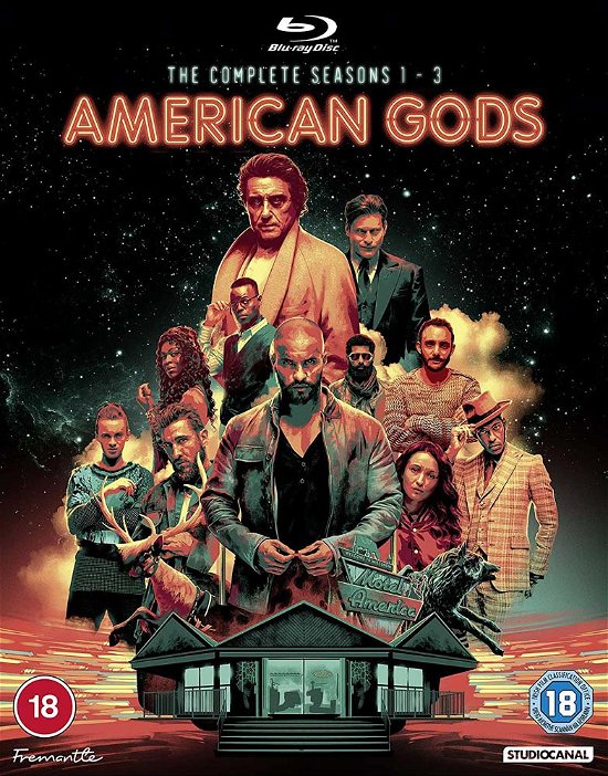 American Gods Seasons 1 to 3 - Fox - Film - Studio Canal (Optimum) - 5055201847676 - 4. oktober 2021