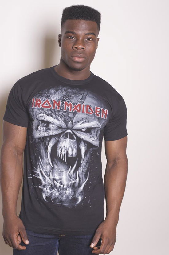 Iron Maiden Unisex T-Shirt: Final Frontier Eddie Vintage - Iron Maiden - Merchandise - Global - Apparel - 5055295345676 - 