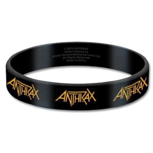 Anthrax Gummy Wristband: Logo - Anthrax - Merchandise - Global - Accessories - 5055295387676 - 