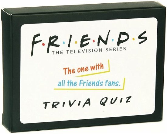FRIENDS - Trivia Quiz Game 2nd Edition UK - Jeu de cartes Ã  jouer - Merchandise - Paladone - 5055964739676 - April 15, 2020