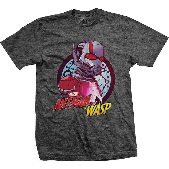 Marvel Comics Unisex T-Shirt: Ant Man & The Wasp Circle Comp. - Marvel Comics - Mercancía -  - 5056170632676 - 
