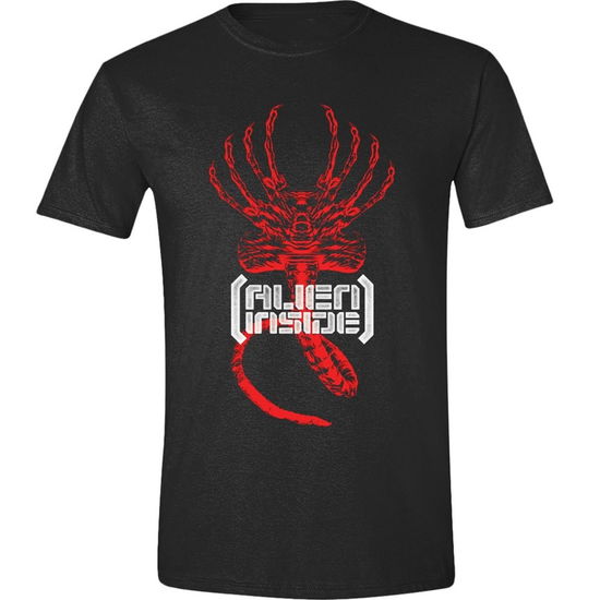 Inside Black (T-Shirt Unisex Tg. S) - Alien - Marchandise -  - 5056270408676 - 