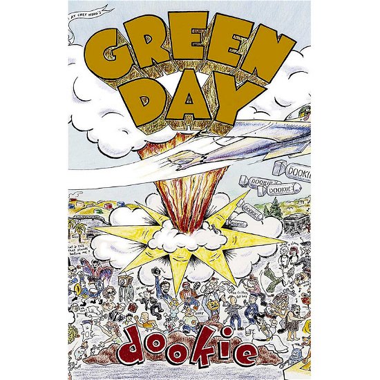 Green Day Textile Poster: Dookie - Green Day - Koopwaar -  - 5056365717676 - 