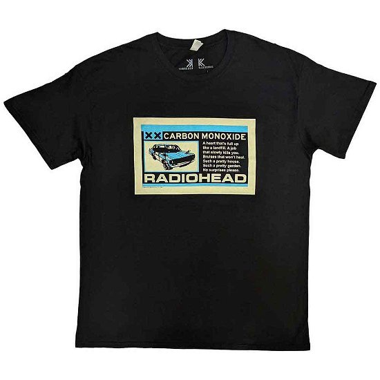 Radiohead Unisex T-Shirt: Carbon Patch - Radiohead - Koopwaar -  - 5056368675676 - 