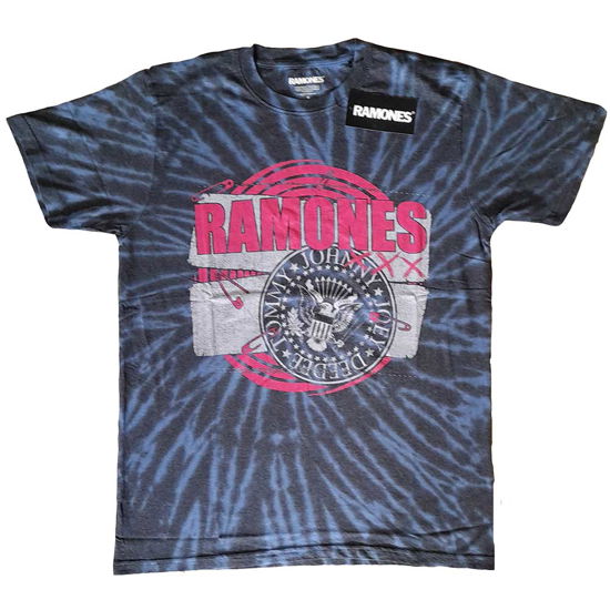 Ramones Unisex T-Shirt: Punk Patch (Wash Collection) - Ramones - Merchandise -  - 5056561034676 - 