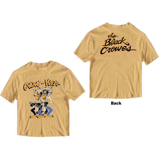 The Black Crowes Unisex T-Shirt: Crowe Mafia (Back Print) - Black Crowes - The - Merchandise -  - 5056561063676 - January 9, 2023