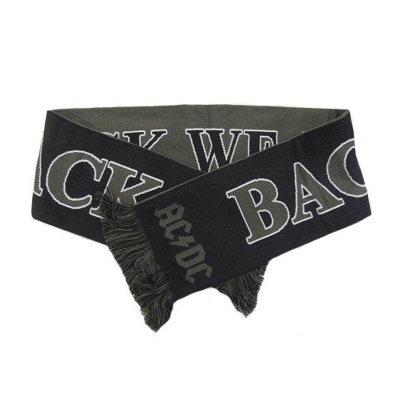 Back in Black Scarf - AC/DC - Merchandise - PHM - 6430064813676 - October 15, 2018