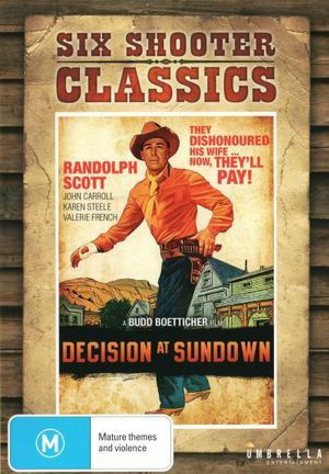 Cover for Decision at Sundown (DVD) (2016)